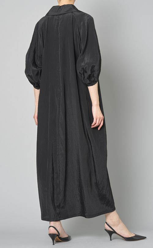 ワッシャースキッパーロングワンピース