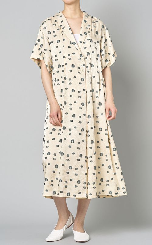 ジャガードショートスリーブワンピース