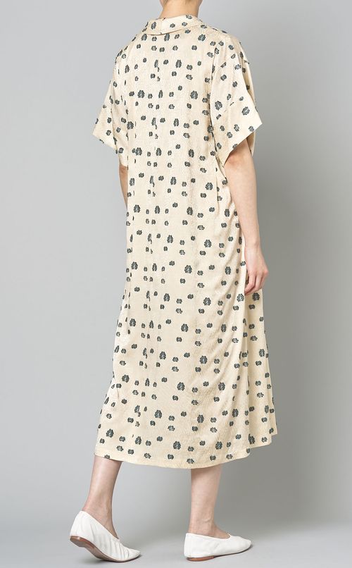 ジャガードショートスリーブワンピース