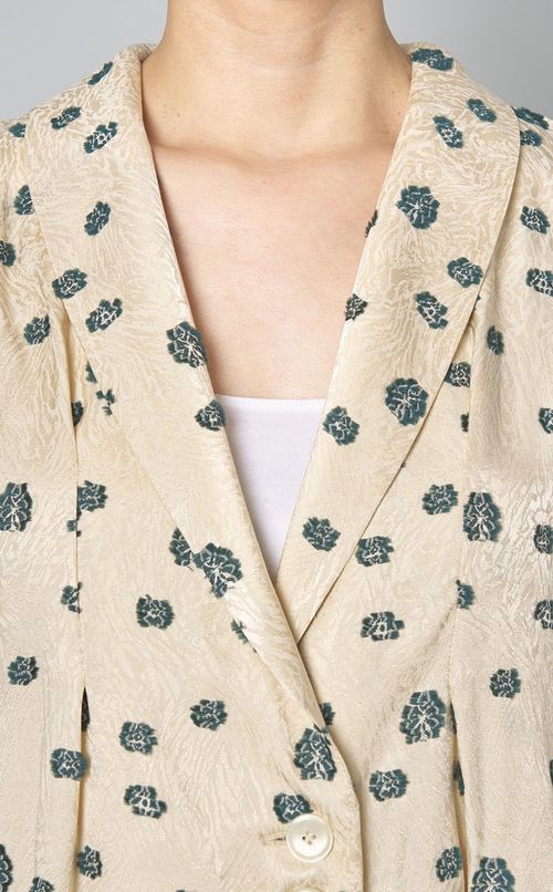 ジャガードショートスリーブワンピース