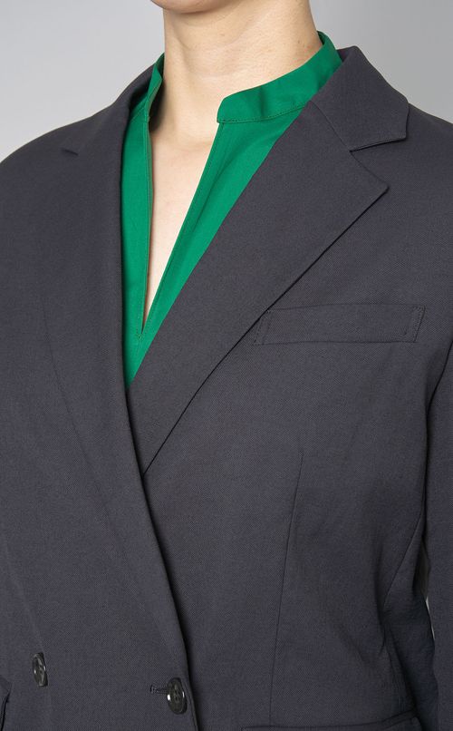 ストレッチダブルブレストジャケット