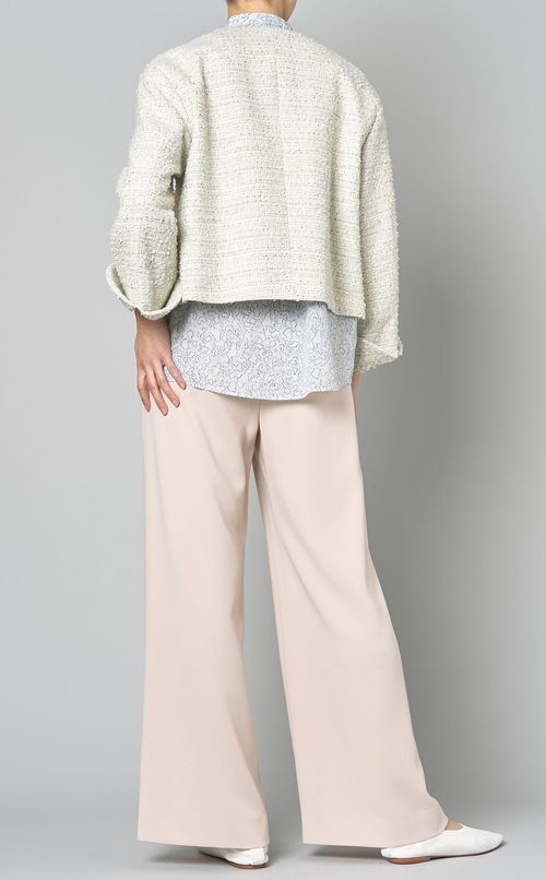 ツイードクロップドジャケット