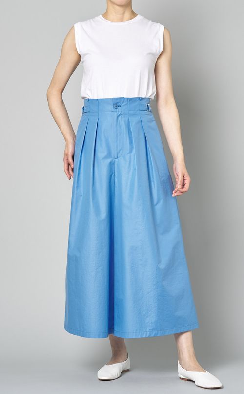 タックフレアキュロットスカート