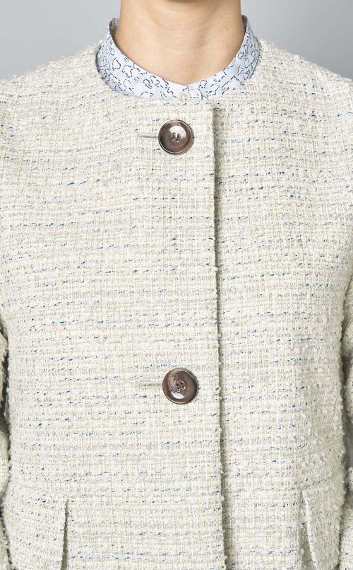 ツイードクロップドジャケット