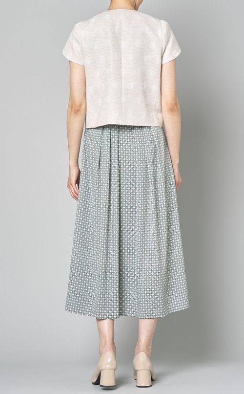 ドットジャガードショートジャケット