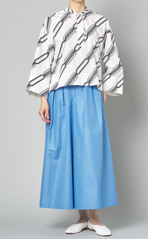 タックフレアキュロットスカート