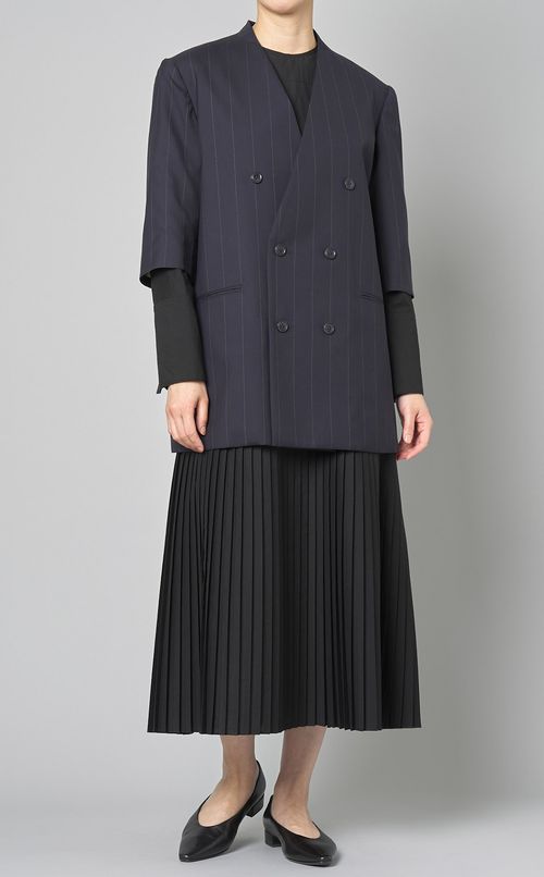 ピントライプサマーウールジャケット