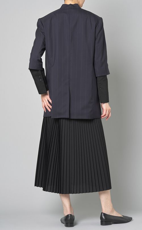 ピントライプサマーウールジャケット