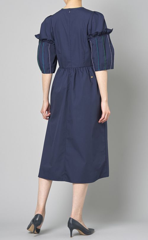 ピコフリルステッチワンピース