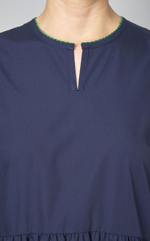 ピコフリルステッチワンピース