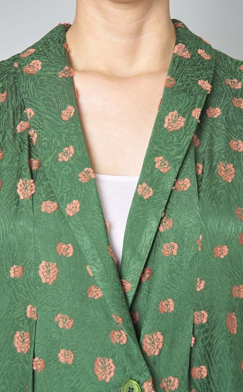 ジャガードショートスリーブワンピース