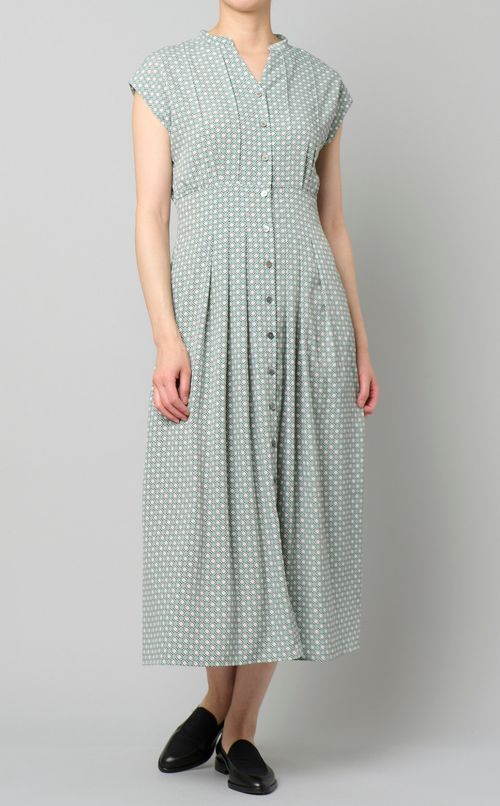 ウエストタックフレアワンピース