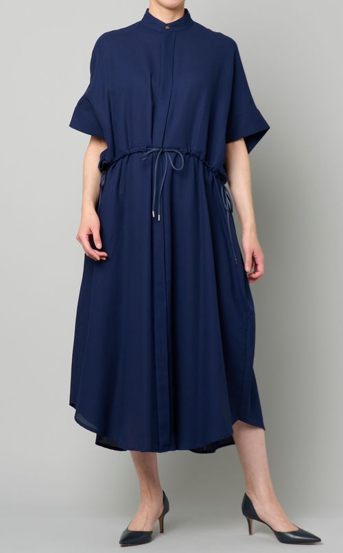 ドローコードロングシャツワンピース