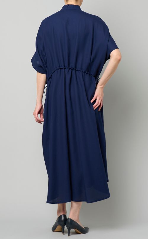 ドローコードロングシャツワンピース