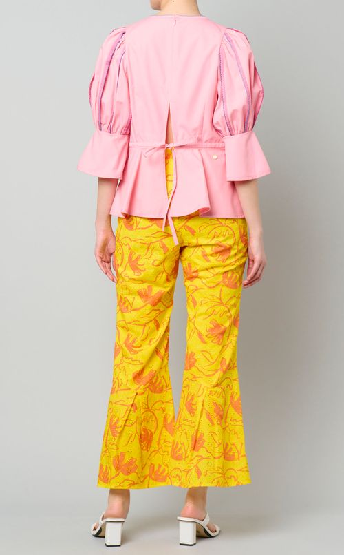 ピコフリルステッチブラウス