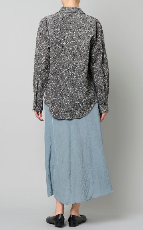 ストレッチ混ネップユーティリティシャツ