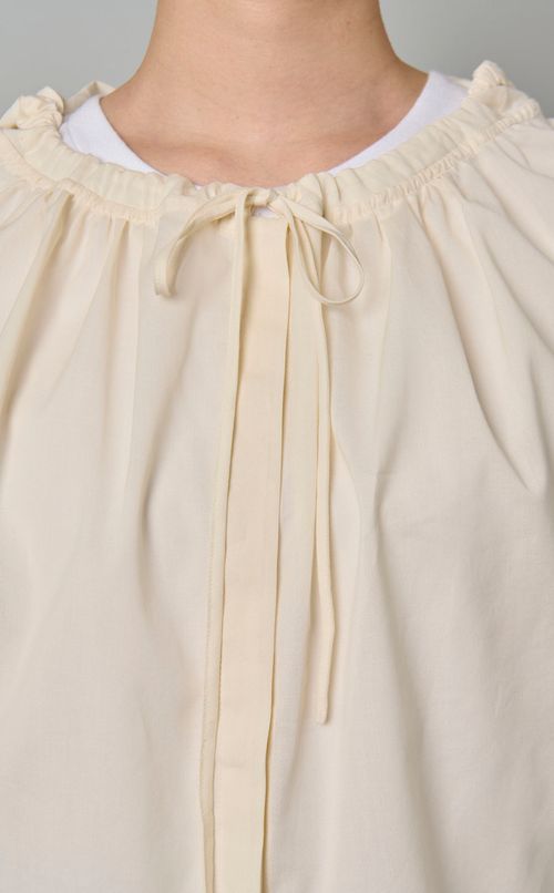 シアーシャーリングフーディブラウス