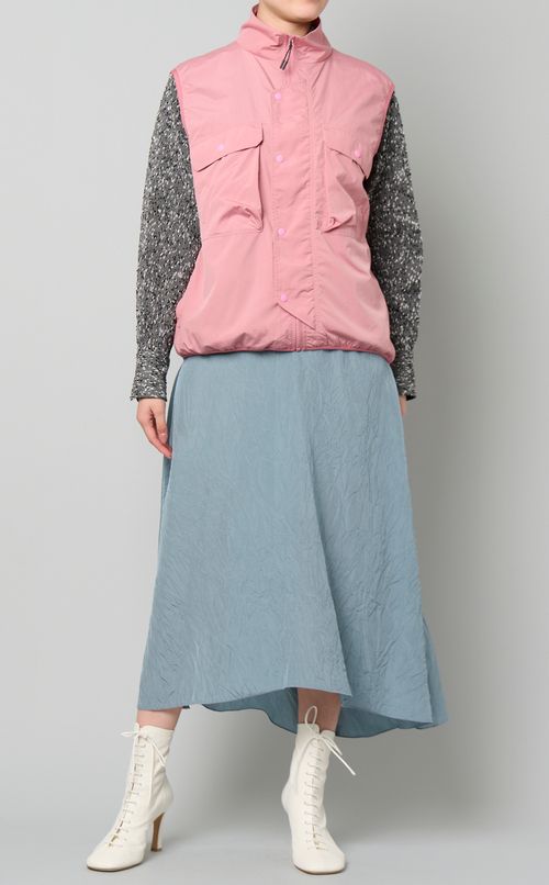 ストレッチ混ネップユーティリティシャツ