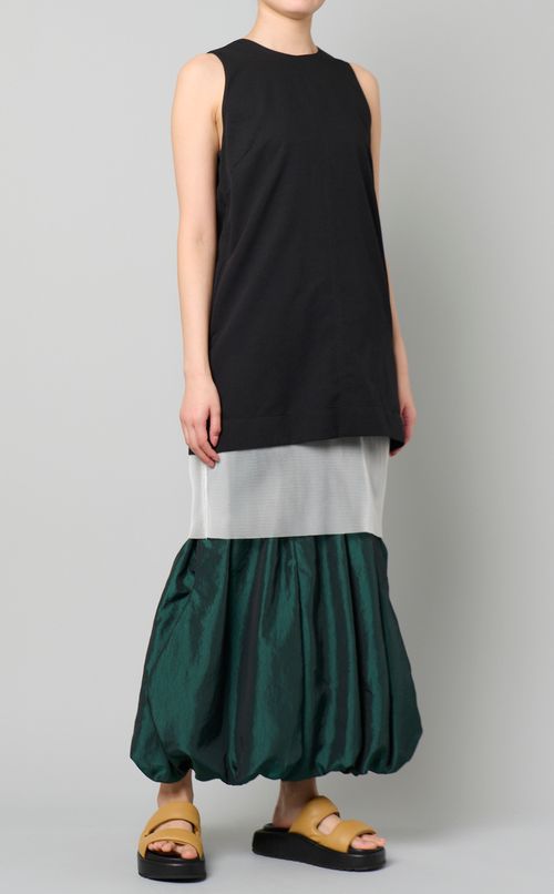 バルーンレイヤードワンピース