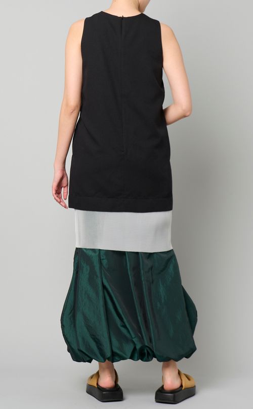 バルーンレイヤードワンピース