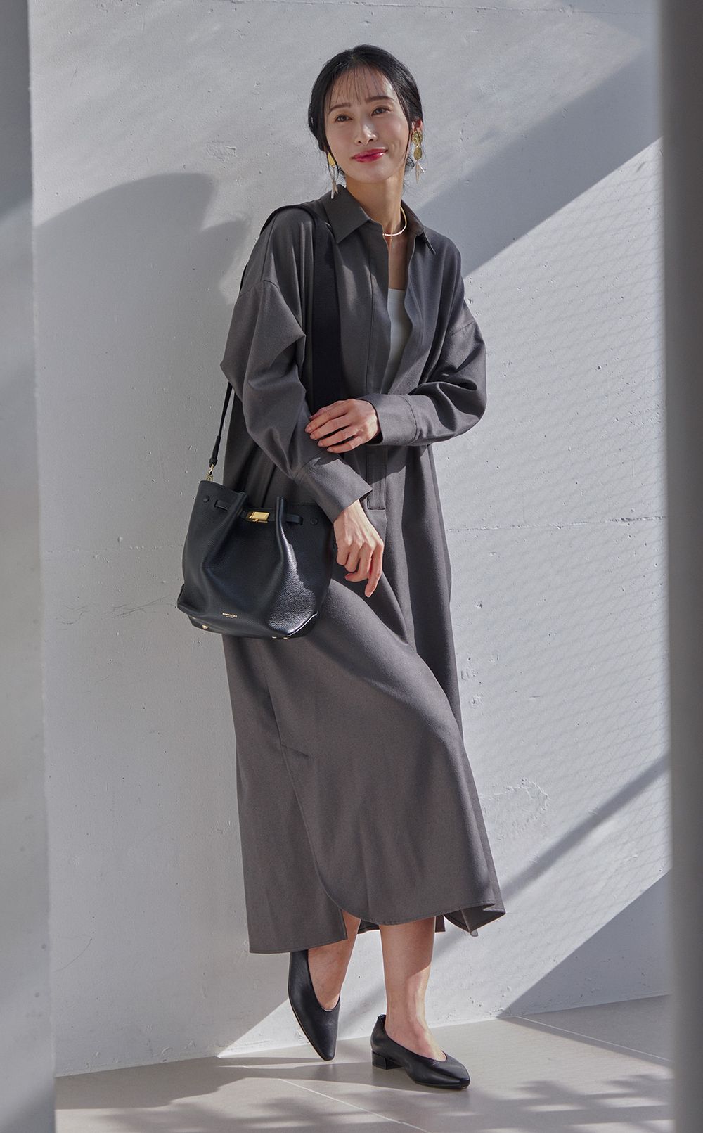 NewYork Bucketレザーバッグ