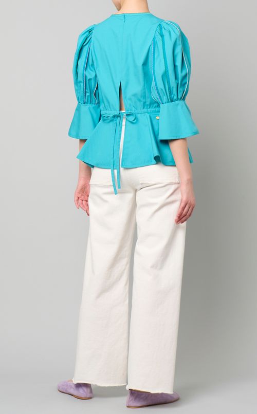 ピコフリルステッチブラウス