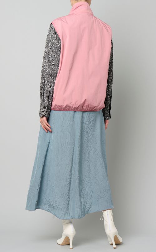 ナイロンスタンドカラーベスト