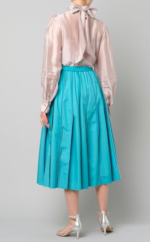 ピコフリルステッチフレアスカート