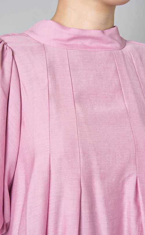 バックボウタイフレアチュニック