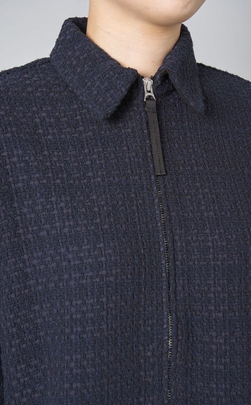 コットンツイードショートスリーブブルゾン