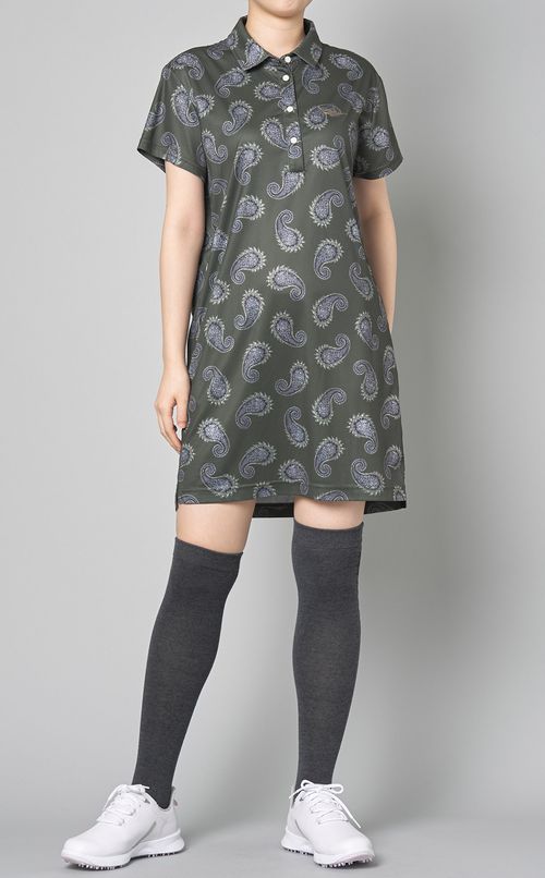 【手洗い可】ペイズリーワンピース