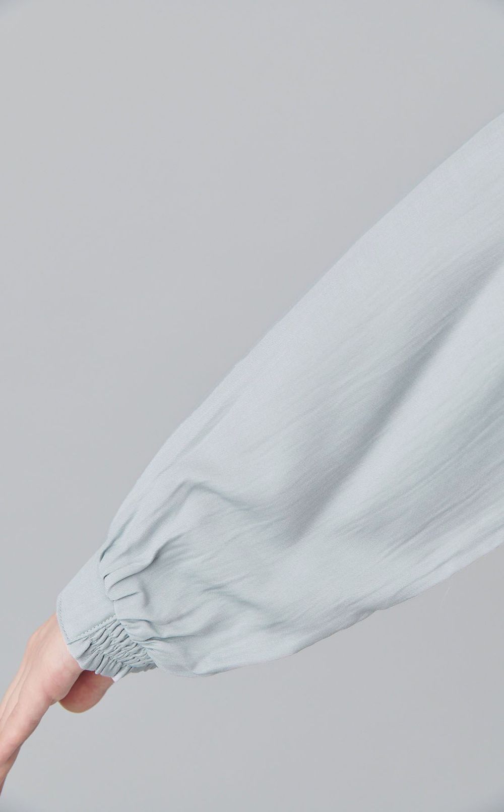 ウエスト切替ギャザーワンピース