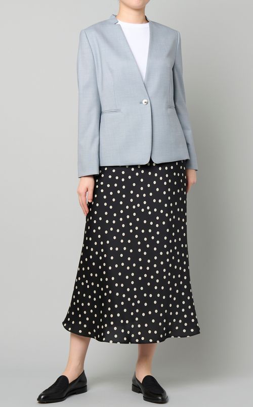 ノーカラーシングルジャケット