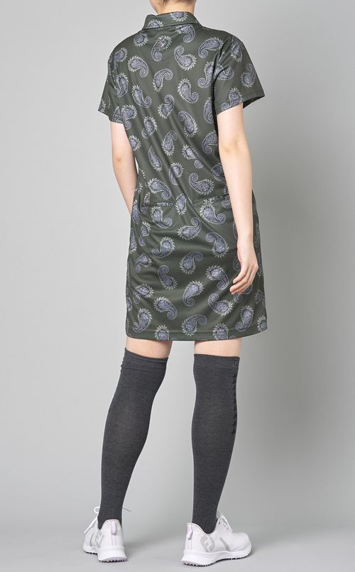 【手洗い可】ペイズリーワンピース