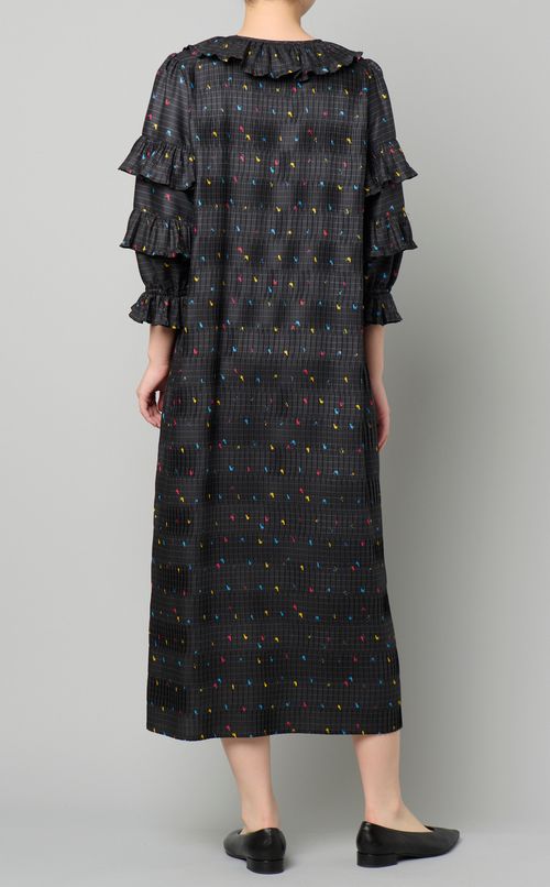 クジラストライプフリルワンピース