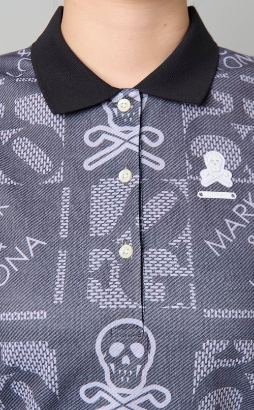 【手洗い可】ノースリーブポロシャツ