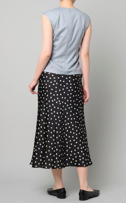 スリーブレスウエストリボンブラウス