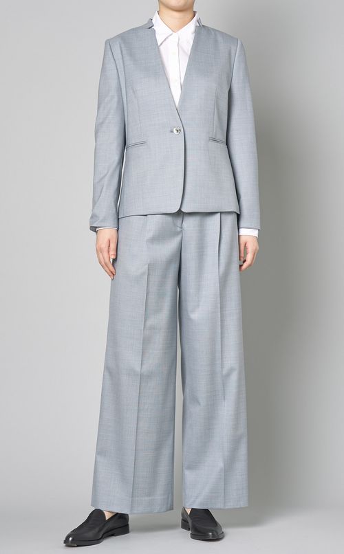 センタープレスワイドパンツ