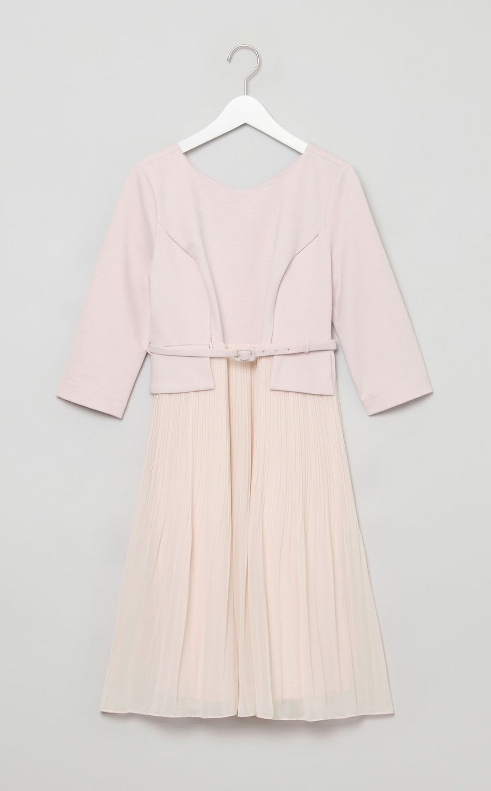 Sophian切替プリーツスカートワンピース