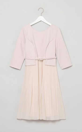 Sophian切替プリーツスカートワンピース