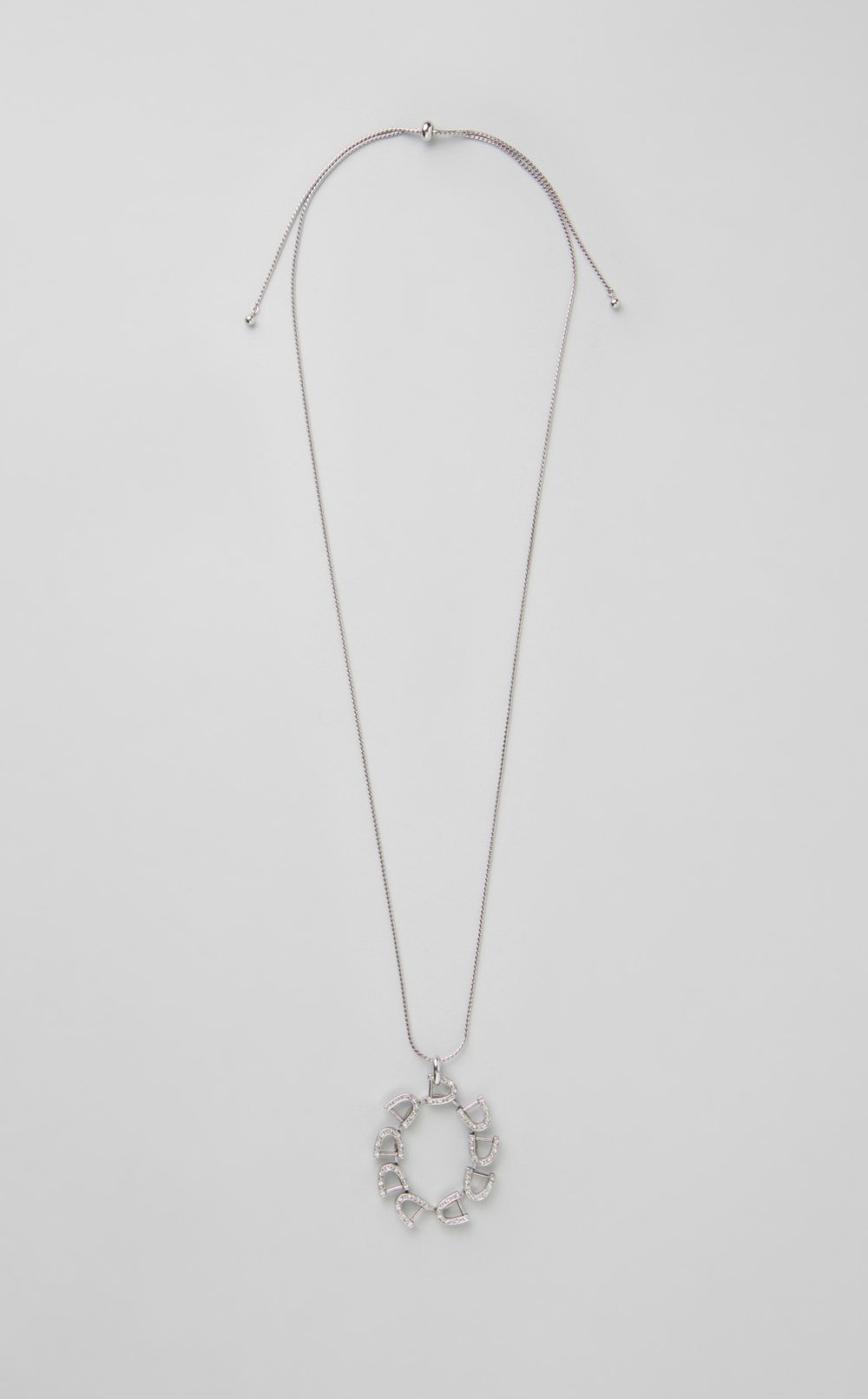 ホースシューパーツロングネックレス