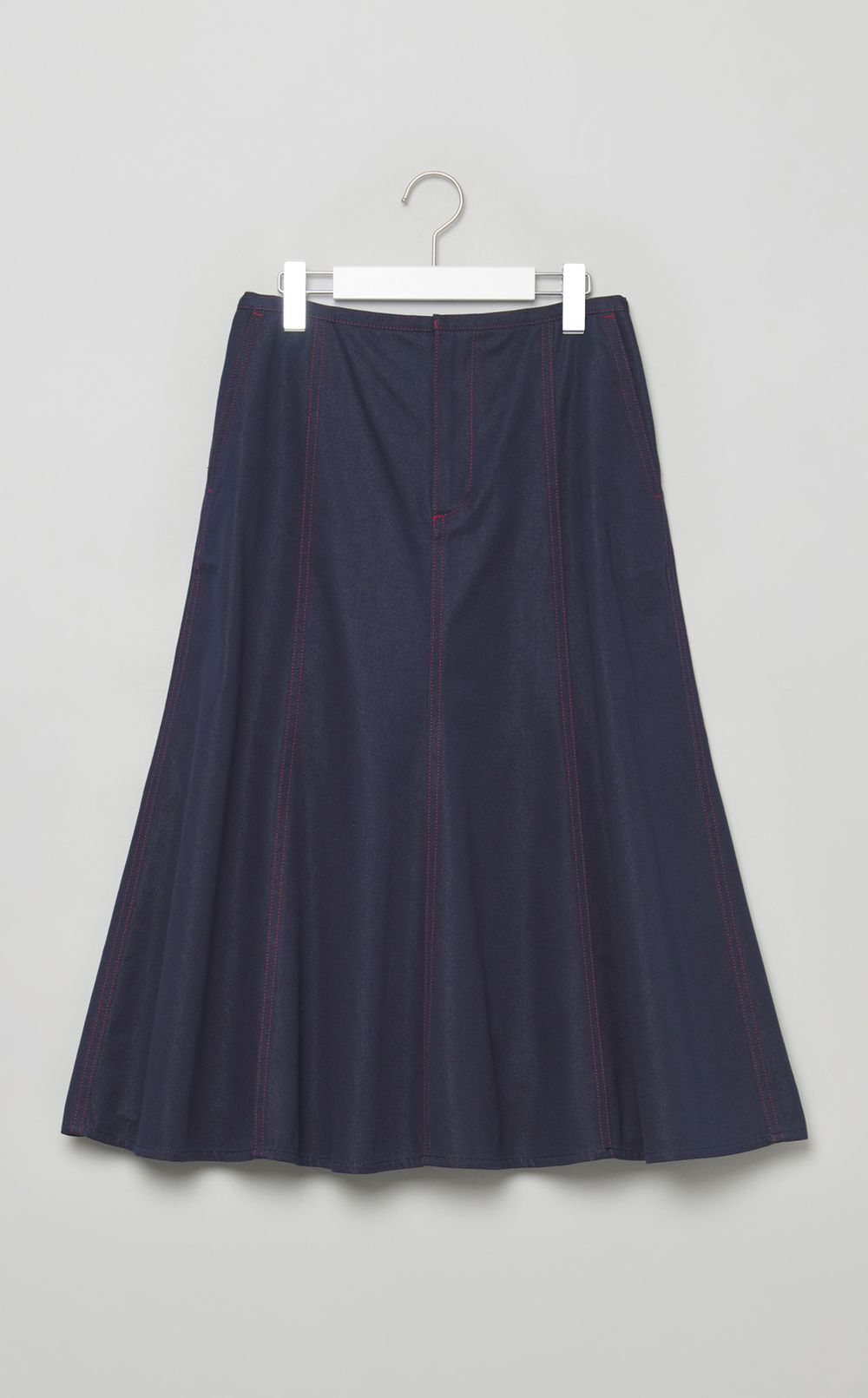 デニムパネルマーメイドスカート