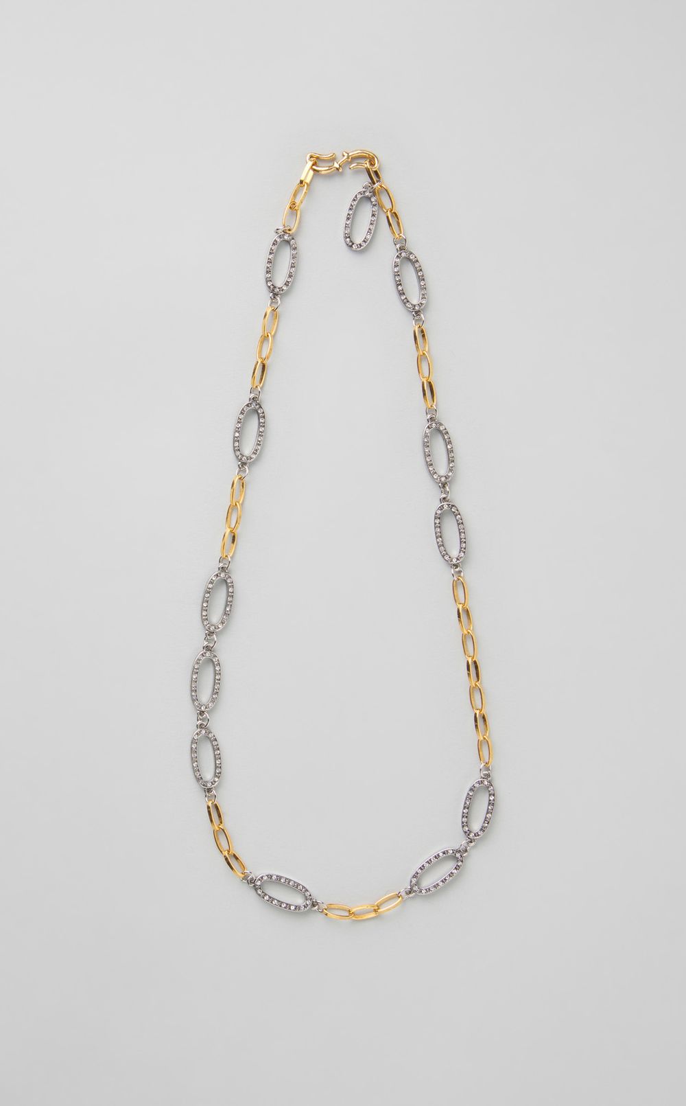 ホースシューパーツバイカラーネックレス