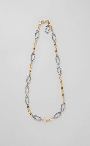 ホースシューパーツバイカラーネックレス