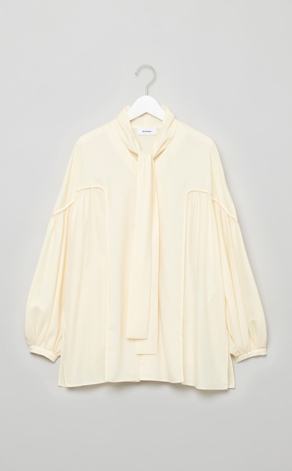 アーム切替ボウタイブラウス