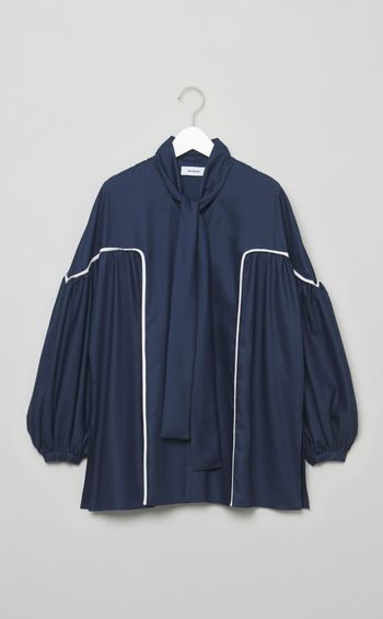 アーム切替ボウタイブラウス