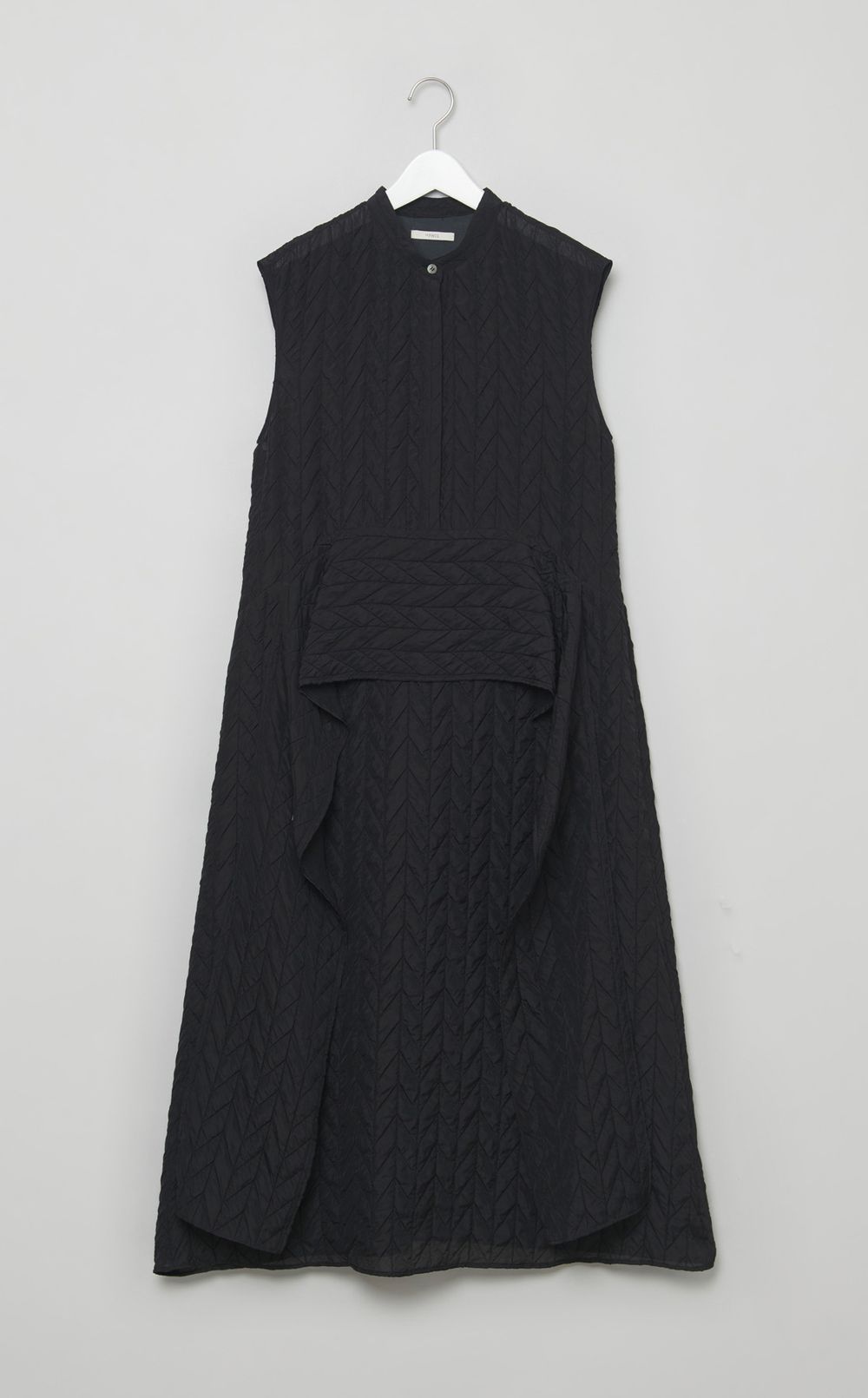 シアーヘリンボーンワンピース