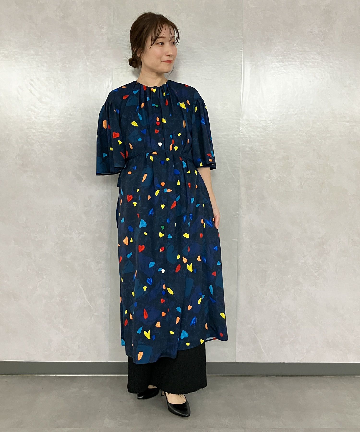 MUVEIL｜ストーンプリントワンピース