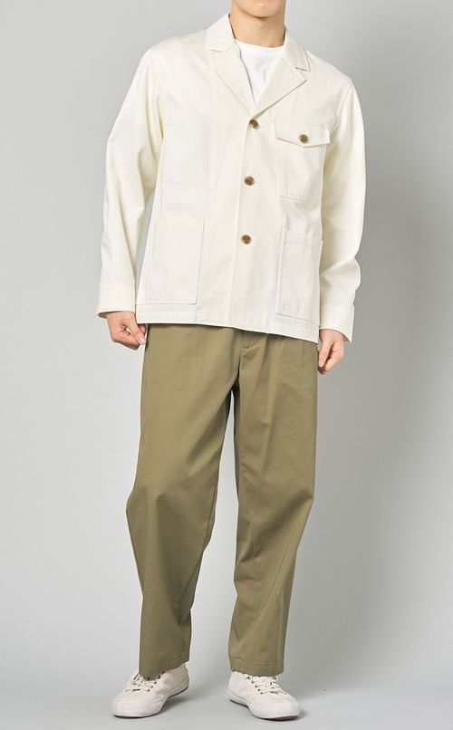 コットンカバーオールジャケット