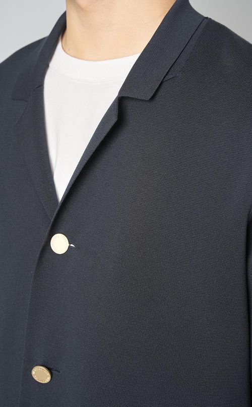 パッチポケットリブジャケット